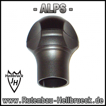 ALPS Endkappe - Eckige Version - Farbe: Frosted Grey Titanium
